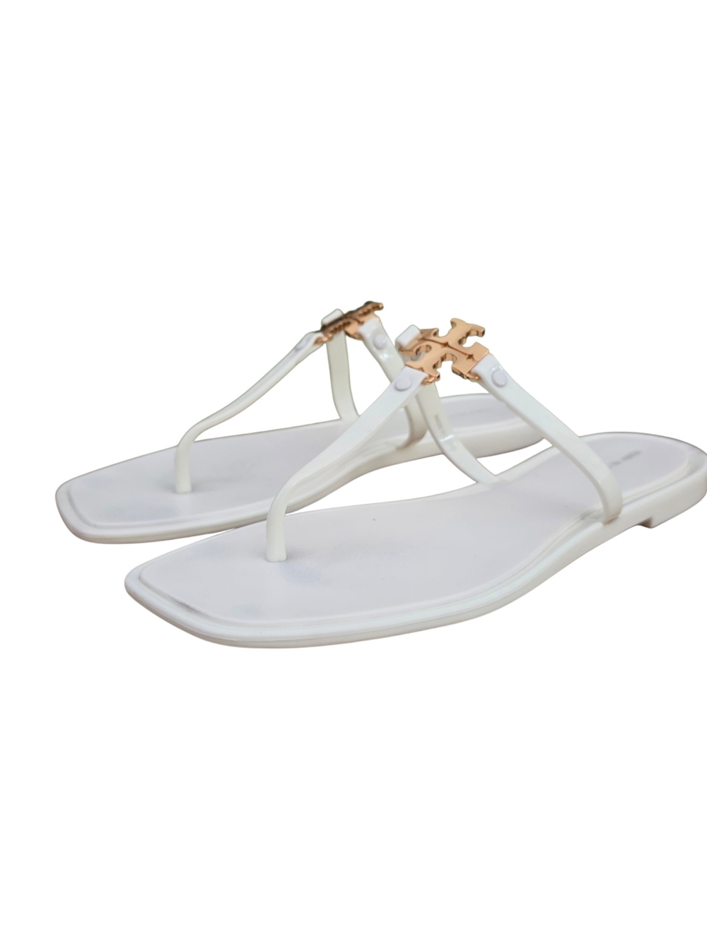 Tory Burch Roxanne Jelly Thong Sandals White 8